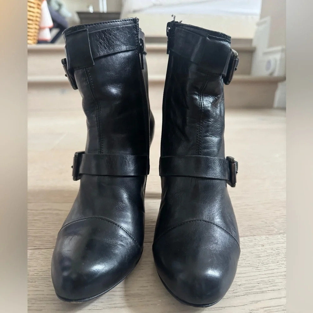 Seventy leather heeled booties size 37 - Picture 7 of 10